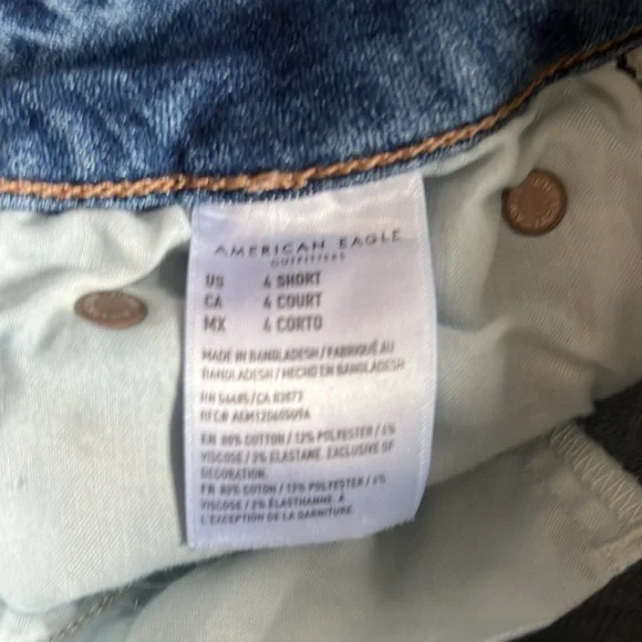 American Eagle artist crop jeans. Size 4 short women - Picture 5 of 9